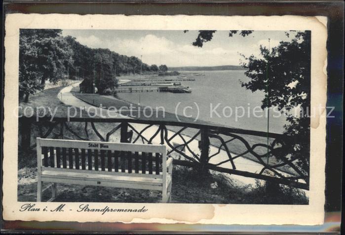 Plau See Strandpromenade am Plauer See