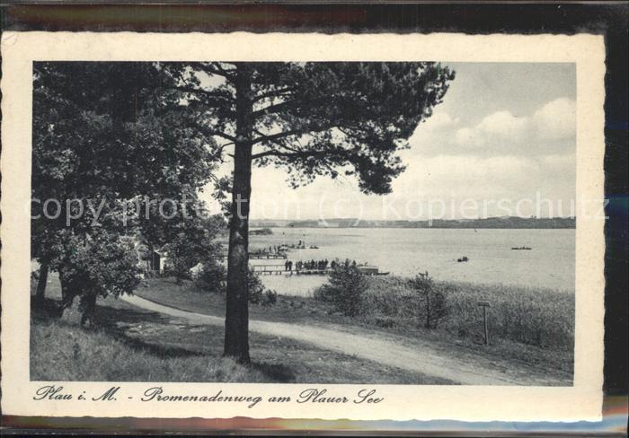 Plau See Promenadenweg am Plauer See