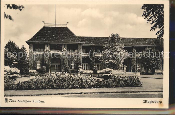 MAGDEBURG  CITY deutschen Ladnen Tribuenen Herrenkrug