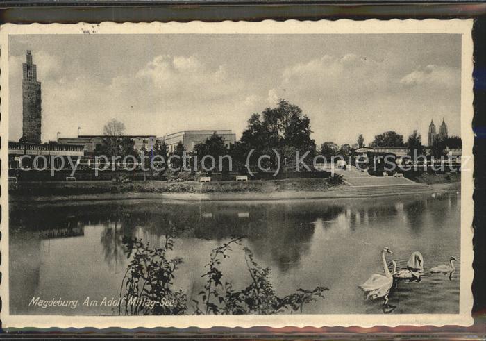 MAGDEBURG  CITY Adolf Mittag See