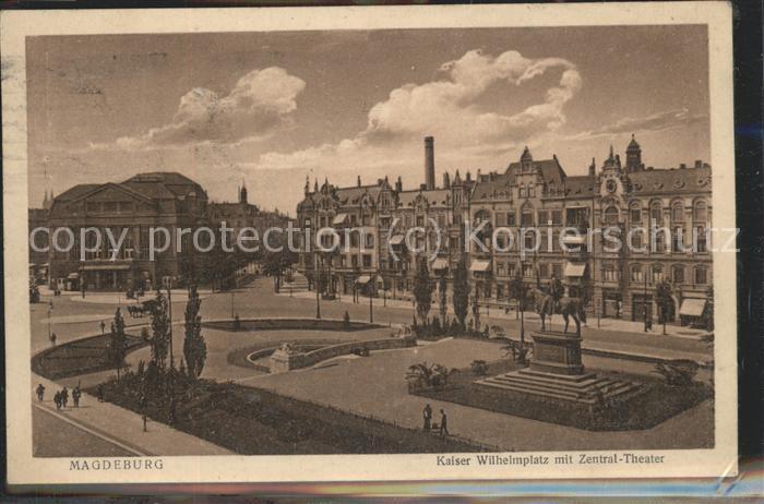 MAGDEBURG  CITY Kaiser Wilhelm Zentral-Theater