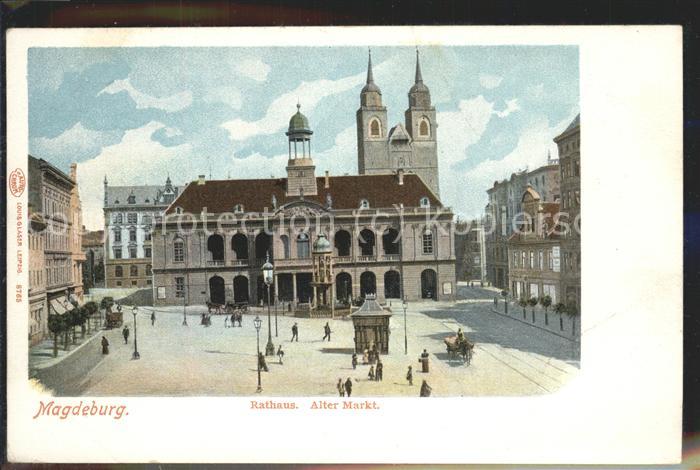 MAGDEBURG  CITY Rathaus Alter Markt