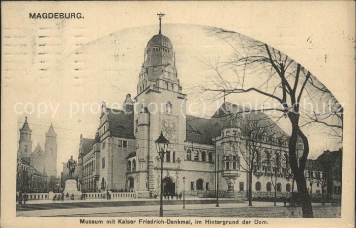 MAGDEBURG  CITY Kaiser Friedrich-Denkmal Dom