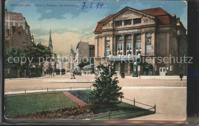 MAGDEBURG  CITY Breiteweg Zentral-Theater