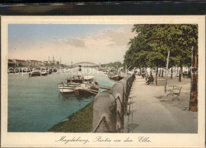 MAGDEBURG  CITY Elbpartie Dampfschiff
