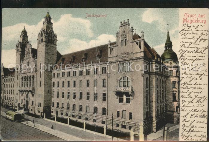 MAGDEBURG  CITY Justizpalast
