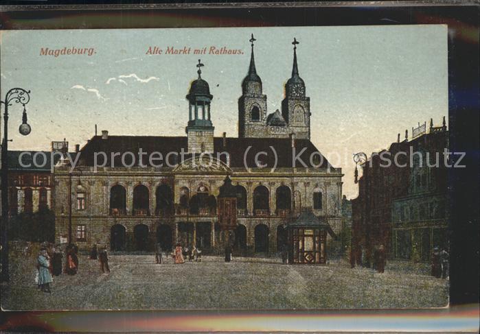 MAGDEBURG  CITY Markt Rathaus