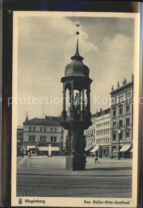 MAGDEBURG  CITY Kaiser Otto-Denkmal