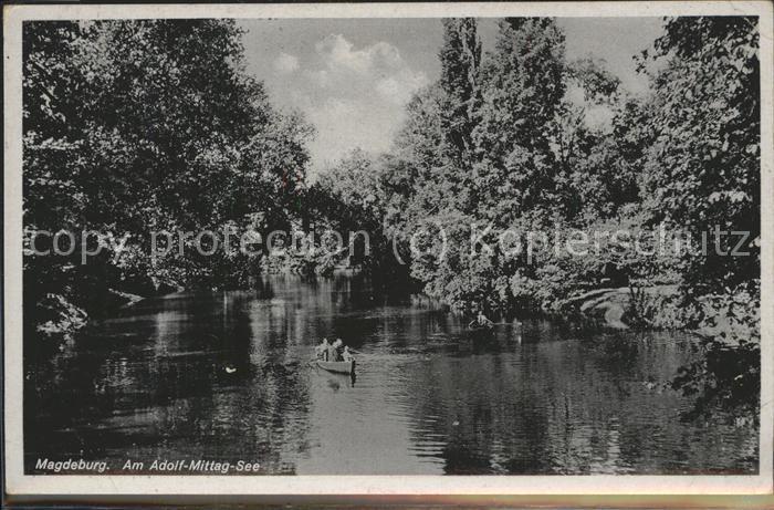 MAGDEBURG  CITY Adolf Mittag See