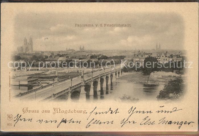 MAGDEBURG  CITY Panorama Friedrichstadt