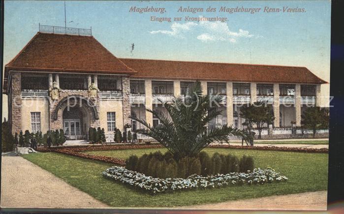 MAGDEBURG  CITY Renn-Verein Anlagen Kronprinzenloge