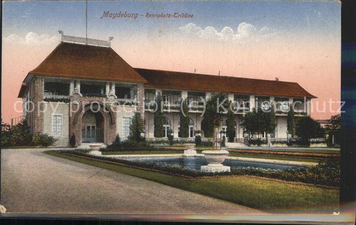 MAGDEBURG  CITY Rennplatz Tribuene