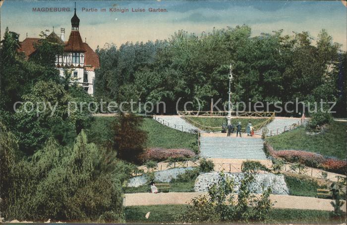 MAGDEBURG  CITY Koenigin Luise Garten
