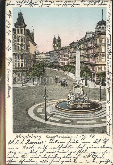 MAGDEBURG  CITY Haselbachplatz