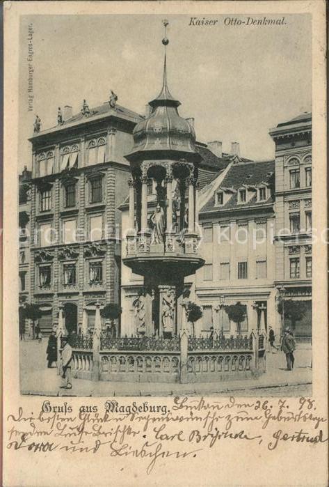 MAGDEBURG  CITY Kaiser Otto-Denkmal