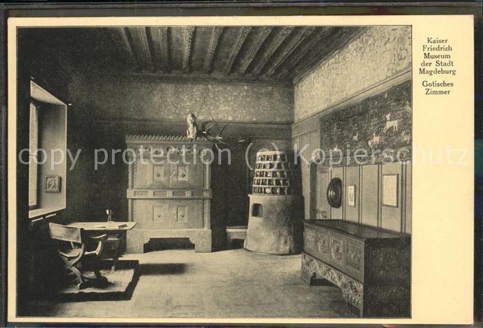 MAGDEBURG  CITY Kaiser Friedrich Museum Gotisches Zimmer