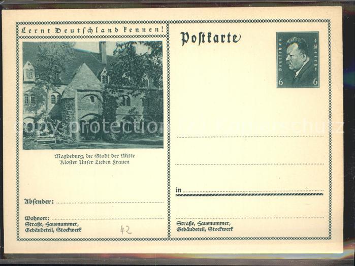 MAGDEBURG  CITY Stadt der Mitte Kloster unter den Linden