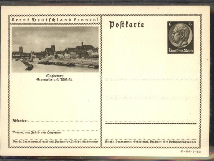 MAGDEBURG  CITY Stromelbe Altstadt