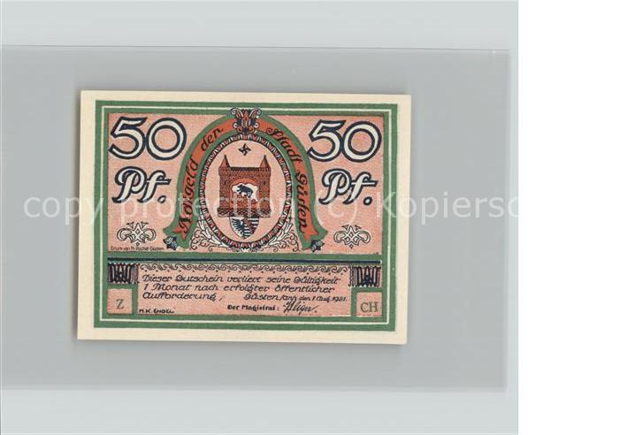 Guesten Anhalt 50 Pf. Neuen Strasse