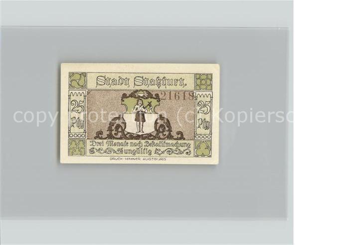 Stassfurt Bergbau 25 Pfg.