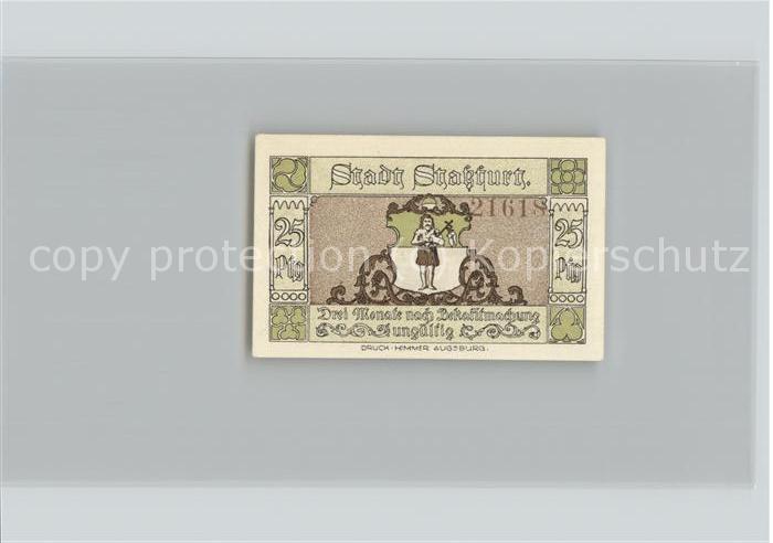 Stassfurt 25 Pfg. Bergbau