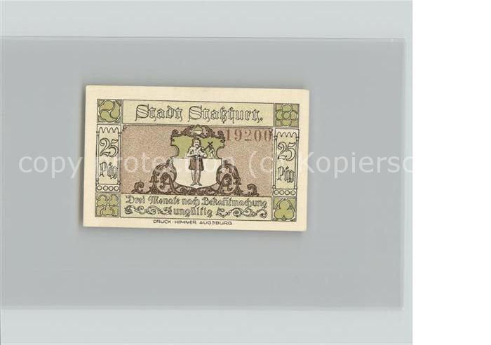 Stassfurt 25 Pfg. Bergbau