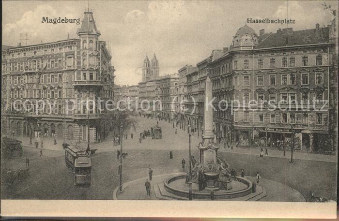 MAGDEBURG  CITY Hasselbachplatz Strassenbahn