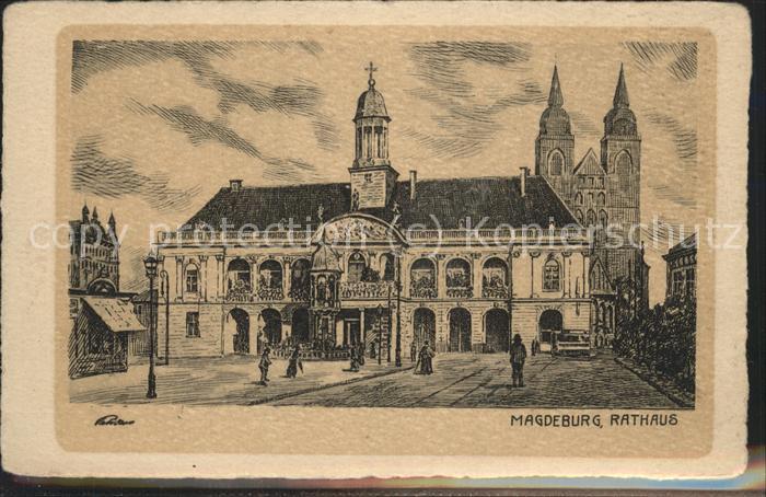 MAGDEBURG  CITY Rathaus