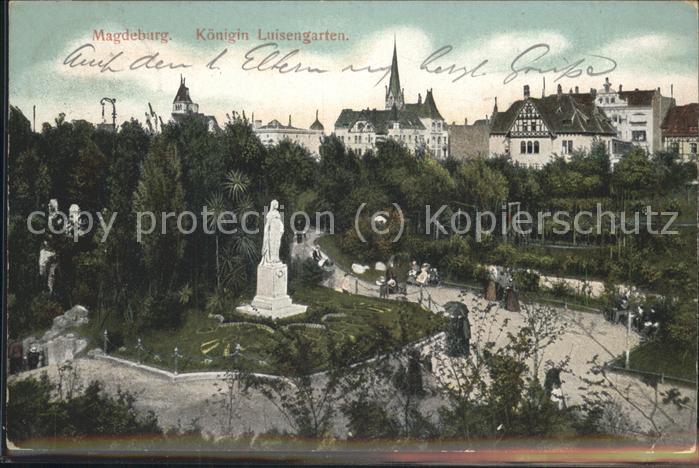 MAGDEBURG  CITY Koenigin Luisengarten