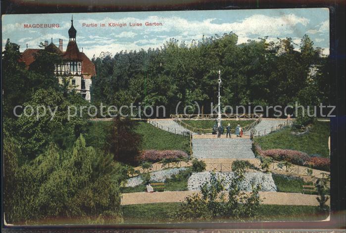 MAGDEBURG  CITY Koenigin Luise Garten