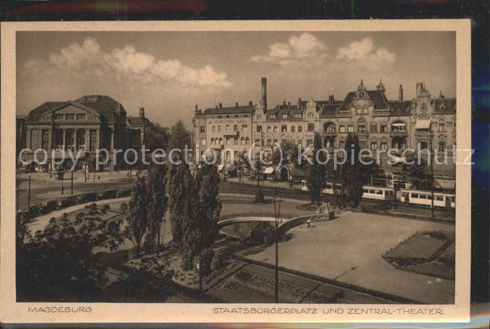 MAGDEBURG  CITY Zentral-Theater Staatsbuergerplatz