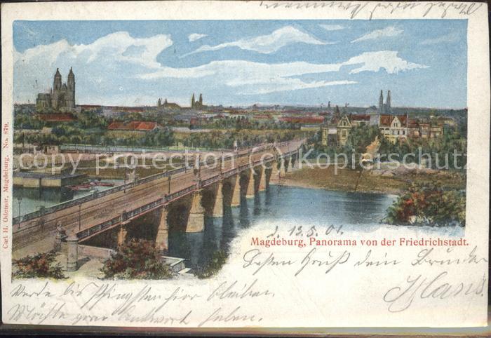 Magdeburg Panorama Friedrichstadt