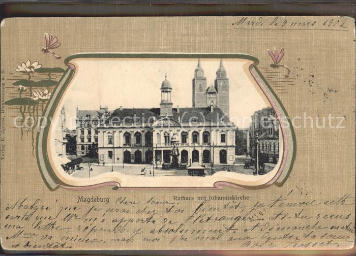 MAGDEBURG CITY Rathaus Johanniskirche