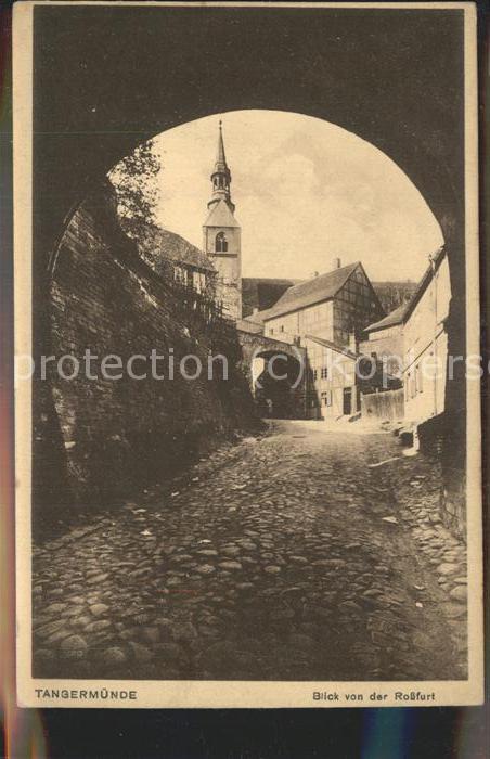 Tangermuende Blick von der Rossfurt