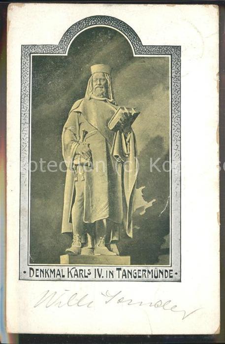 Tangermuende Denkmal Kaiser Karl IV
