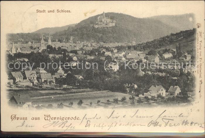 Wernigerode Harz Mit Schloss