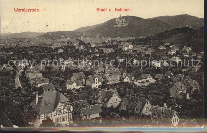 Wernigerode Harz Mit Schloss