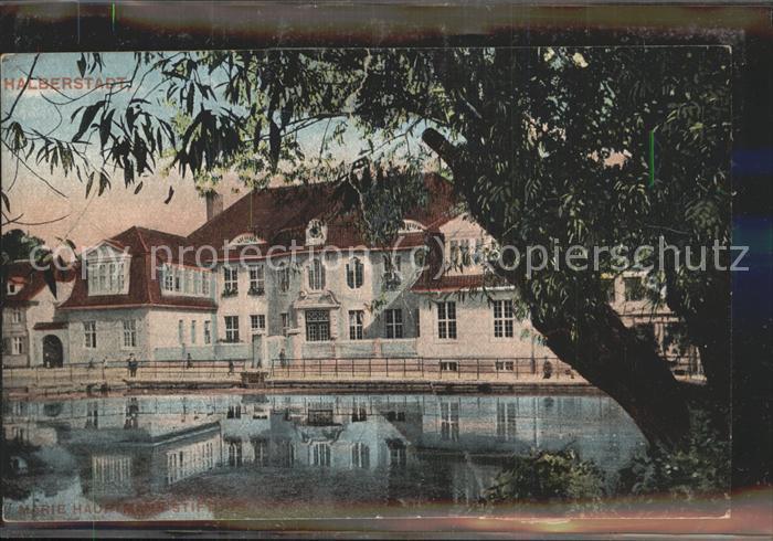 Halberstadt Marie-Hauptmann-Stift mit Teich