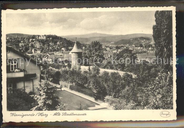 Wernigerode Harz Alte Stadtmauern