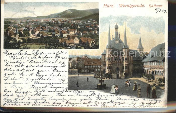 Wernigerode Harz Rathaus
