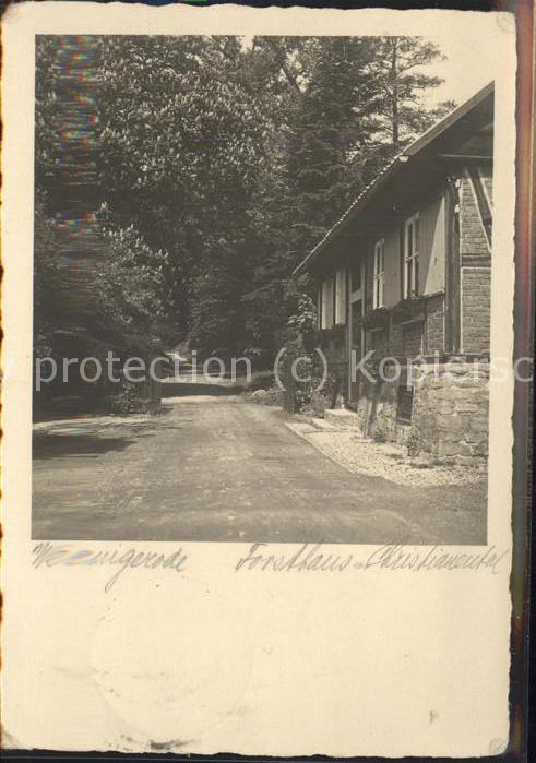 Wernigerode Harz Forsthaus im Christianental