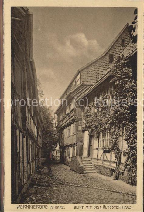 Wernigerode Harz Älestes Haus