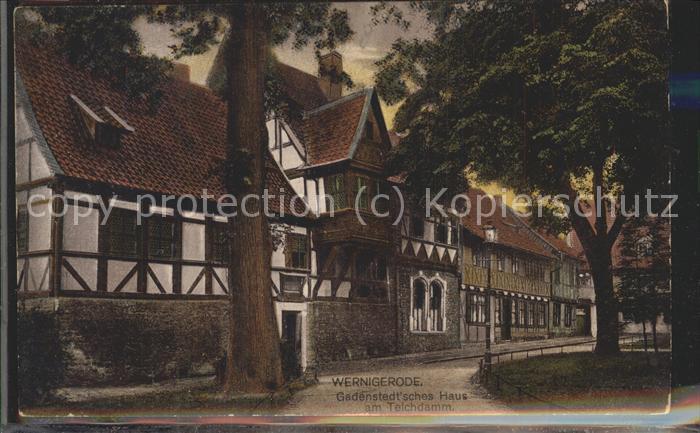 Wernigerode Harz Gadenstedt´sches Haus am Teichdamm