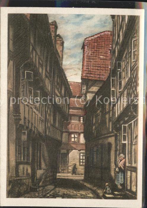 Halberstadt Sackgasse am Sackplatz