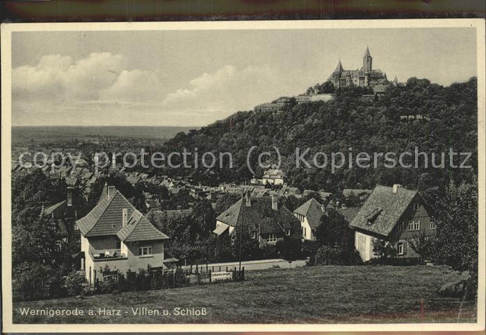 Wernigerode Harz Villen u.Schloss