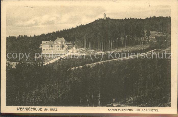 Wernigerode Harz Armeleuteberg u.Berghotel
