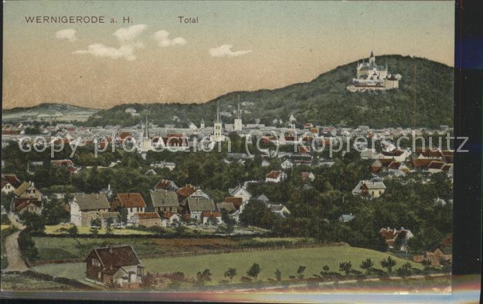 Wernigerode Harz Panorama Schloss