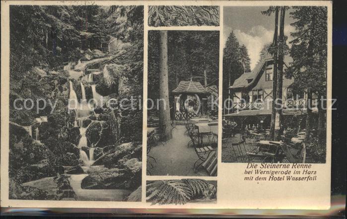 Wernigerode Harz Steinerne Renne Hotel Gartenterrasse