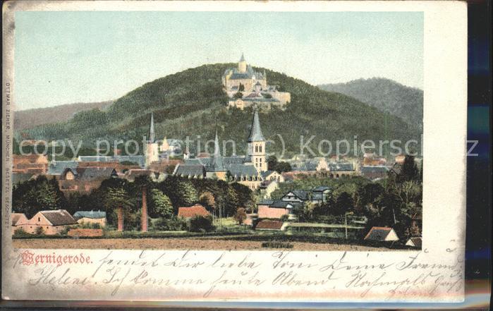 Wernigerode Harz Panorama mit Kirche