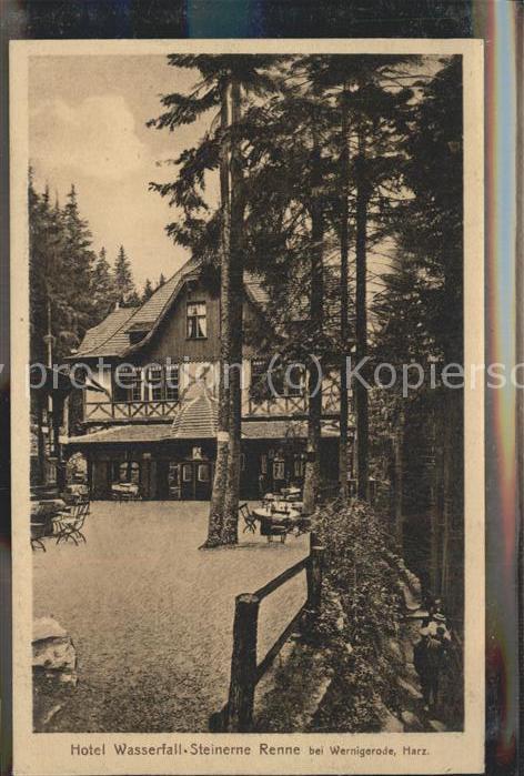 Wernigerode Harz Hotel Wasserfall-Steinerne Renne